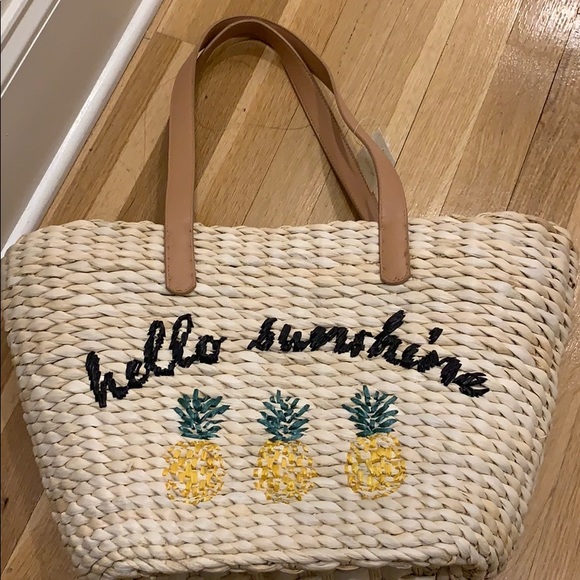 hello sunshine beach bag